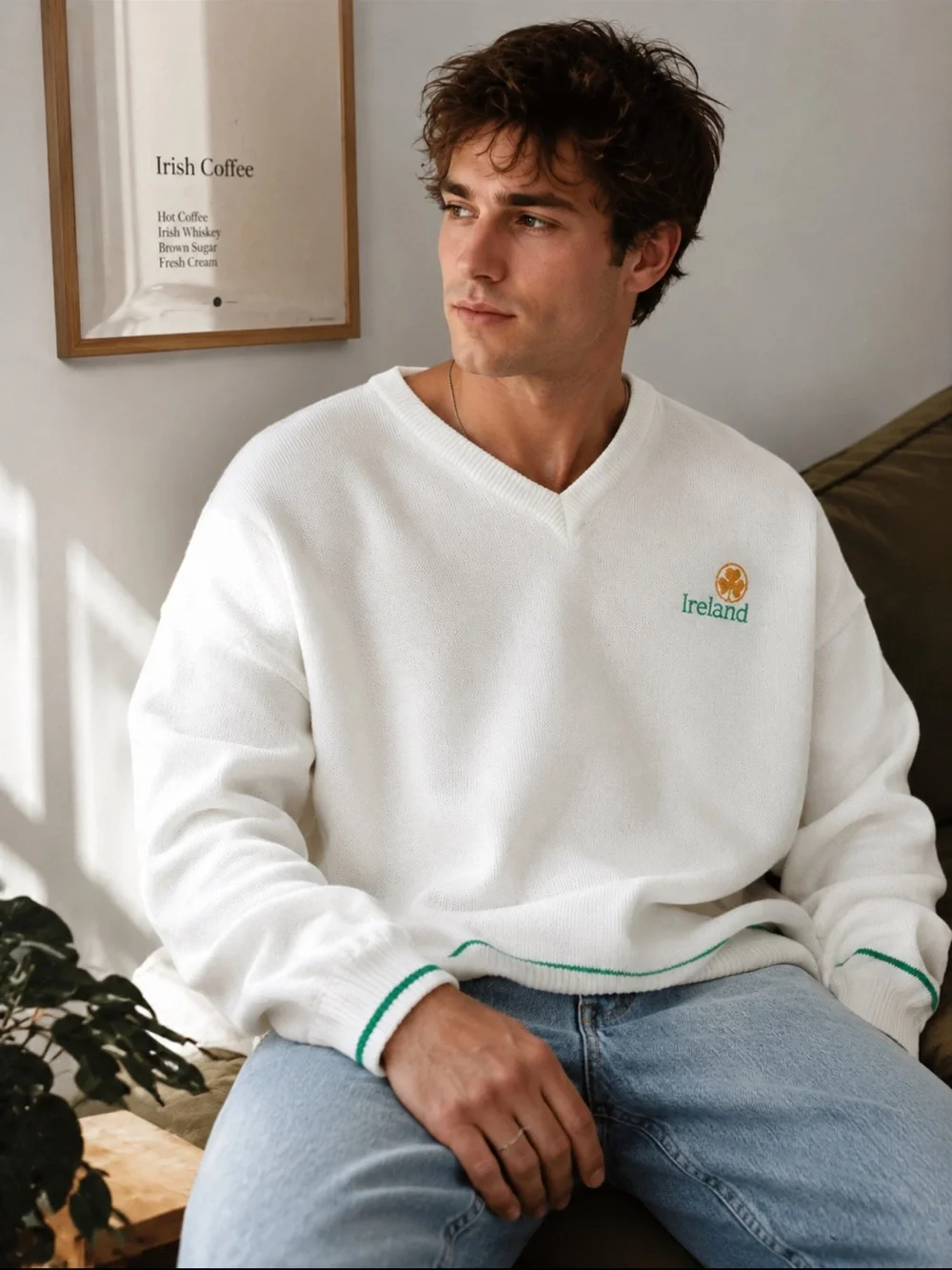 Vintage Blarney Woollen Mills Ireland Pullover Sweater Men’s XL